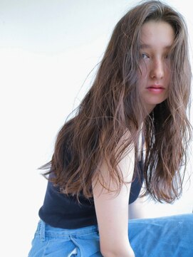 ソヨン 茨木店(SOYON) ミルクティーアッシュ　ヘルシーウェーブ　透け感