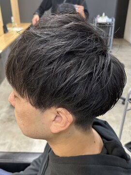 ニアウ 伊勢崎連取店(Niau) メンズマッシュパーマツイストスパイラルパーマ波巻きパーマ