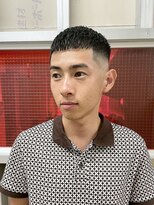 メリケンバーバーショップ トーキョー(MERICAN BARBERSHOP TYO)&nbsp;YS STYLEハイライト/マッシュパーマ/ウルフ/アッシュブラック147