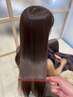 【髪質改善】クオルシアカラー+酸熱トリートメント　浅草/髪質改善
