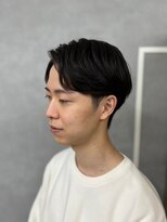 ソアー 新大阪(SOAR) センターパートカルマパーマアッシュブラックマッシュ【新大阪】