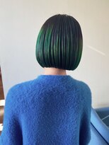トップヘアー スパアンドリラクゼーション 安城(spa&relaxation) ミニボブデザインカラー/20代30代40代