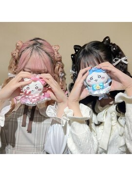 ヘアメイク ギャリス 北新地店(HAIR MAKE SALON Gallis) リボンツインテール