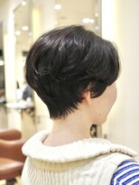 ビュートリアム265(BEAUTRIUM 265)&nbsp;前髪なしショート/ショートヘア/銀座/ニュアンスパーマ/アッシュ