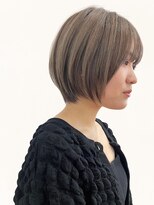 ネイロ バイ ジルブラン 葛西(NeiRo by JIL BLAN) ハイライト白髪ぼかしダブルカラーインナーカラーショートボブ