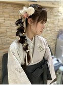 卒業式×ハーフアップ×結婚式