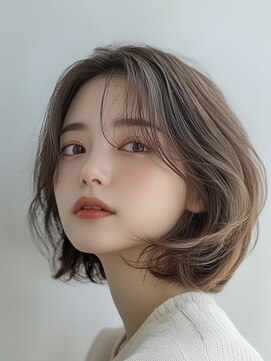 シカタ シーカ 鎌倉(CICATA/ShIKA.) 小顔ボブ/ニュアンスカラー#ショート#ボブ#30代#40代