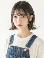 オンク 新宿(onk)&nbsp;黒髪/グレーベージュ/レイヤーロング/前髪パーマ[新宿駅]