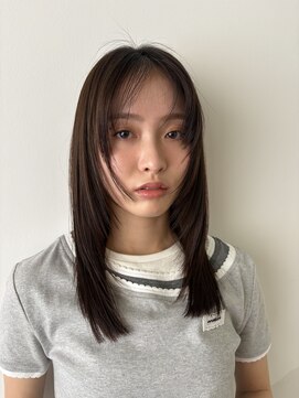 ヘアーアンドファッションシオミエイチ (hair&fashion shiomi H) ぷつっとレイヤーカット