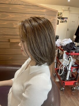 ヘアー エント(hair ENTO) ブリーチなしハイライト