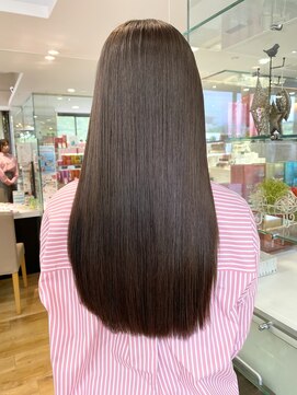 シーン(SCENE) 髪質改善/縮毛矯正/レイヤーカット/セミロング/伸ばしかけヘア