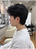 メンズカット/フェザーパーマ