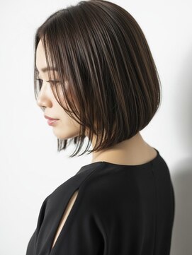 アントワープトーキョー(antwerp TOKYO) 前下りボブ30代40代50代フェイスレイヤー透明感寒色系カラー