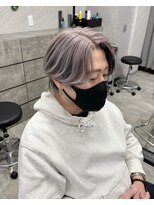 ノーバル バイ シエスタ 池袋(NoVal by siesta)&nbsp;メンズバレイヤージュ×ホワイトグレージュ/AZE