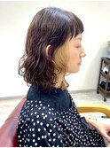 ボブウェーブ/オン眉ボブ/ショートバング