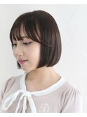 柔らかボブ×顔まわりカット