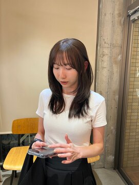 オルセン(OLSEN) オリーブベージュ/ベージュ/透明感カラー/透け感/スモーキー