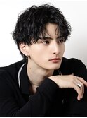 ツイストスパイラルパーマ波巻きパーマシャドウパーマメンズ