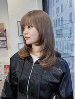 ポール(pole) 札幌30代髪型 大人可愛いレイヤーミディアム