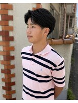 オムファミーユラグ(homme, famille raugh) ショートセンターパート