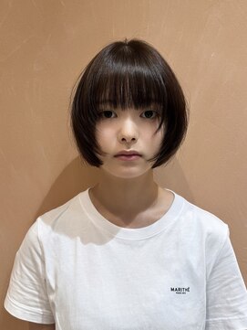 トリコ アヴェダ ららテラス北綾瀬(tricot AVEDA) ハッシュボブ/レイヤーボブ/顔まわりレイヤー/ハッシュカット
