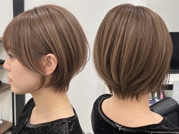 ノイル(Noil)の写真/似合わせショートカット+TR→3850円、カット+カラー+TR→8800円♪丸みもくびれもお任せ◎【高松/ROUND1隣】