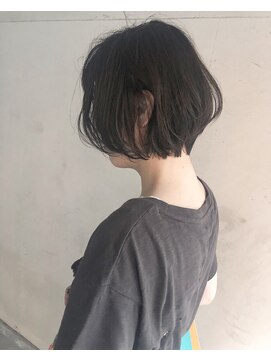 ヘアーアンドアトリエ マール(Hair&Atelier Marl) 【Marl】暗髪カラーのショートボブ♪