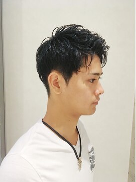 アルト(Alto) 爽やかアップバング×ツーブロックヘア【渋谷　原宿　表参道】