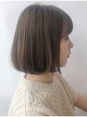 大人可愛い　ナチュラルボブ　艶イルミナカラー/Salon銀座 菅野