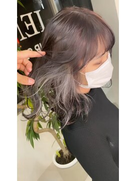 イエナ 渋谷(IENA) インナーカラー ホワイトシルバー