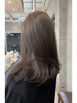 マザー(MOTHER) ワンカールレイヤー×オリーブグレージュ