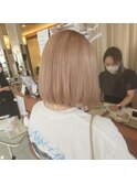 ミルクティーベージュボブ☆