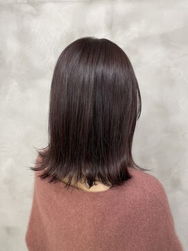 ドレスヘアーガーデン(DRESS HAIR GARDEN) ブリーチ無し × パープルピンク