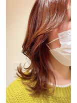 マイサロン(MY salon)&nbsp;ミディアム外ハネスタイル