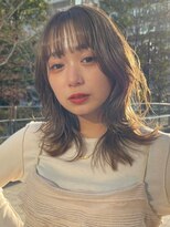 ジーナ 本八幡(Zina)&nbsp;大人かわいい20代30代40代小顔ショコラベージュ　Zina本八幡