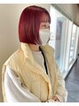 ヌイ(nui)&nbsp;ぱつっとミニボブと派手めのカラーが可愛いっ♪