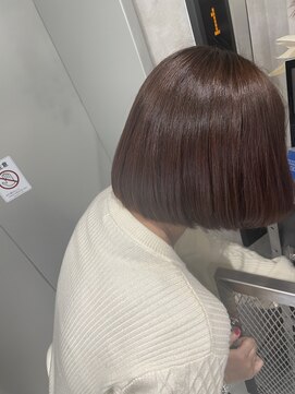 カラット 堺東(CARAT) オレンジカラー/艶カラー/ボブスタイル/アースカラー