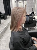 ミルクティーベージュ×インナーペールピンク