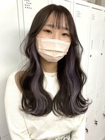 ムク 横浜店(muku)&nbsp;イヤリングカラーインナーカラーハイライトフェイスフレーミング