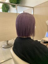 アドラーブル 長岡リバーサイド千秋店(adorable)&nbsp;ブリーチ必須☆透明感☆高明度ペールバイオレット