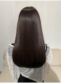 ナチュラルストレート 髪質改善 縮毛矯正 カラー