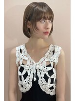 イチイ 巣鴨店(ichii)&nbsp;大人可愛い20代30代40代黒髪前下がりショートボブ丸みショート◎