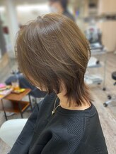 庵 ヘアー(hair) くびれ感ウルフスタイル♪（梅岡）