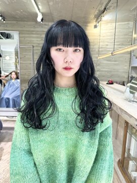 ヲタク(wotaku.) ブルーグレー+ダブルカラーインナーカラーケアブリーチ