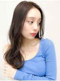 ミディアムヘア暗めカラーグランマッシュデザインカラー