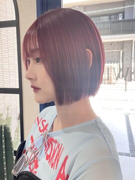 ノウル 中野(NoWL) 【 NoWL 】cherry red × bob