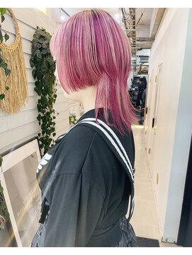 ジゼル 博多筑紫口店(GiseL) 艶カラーデザインピンク