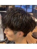 BTSテテ風シャドウパーマ