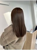 オリーブ厚みロング_メルティカラーフェミニンロング