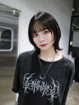 アマトウキョウ アユンチェ(AMA TOKYO×AYUNCHE) 黒髪ボブウルフ